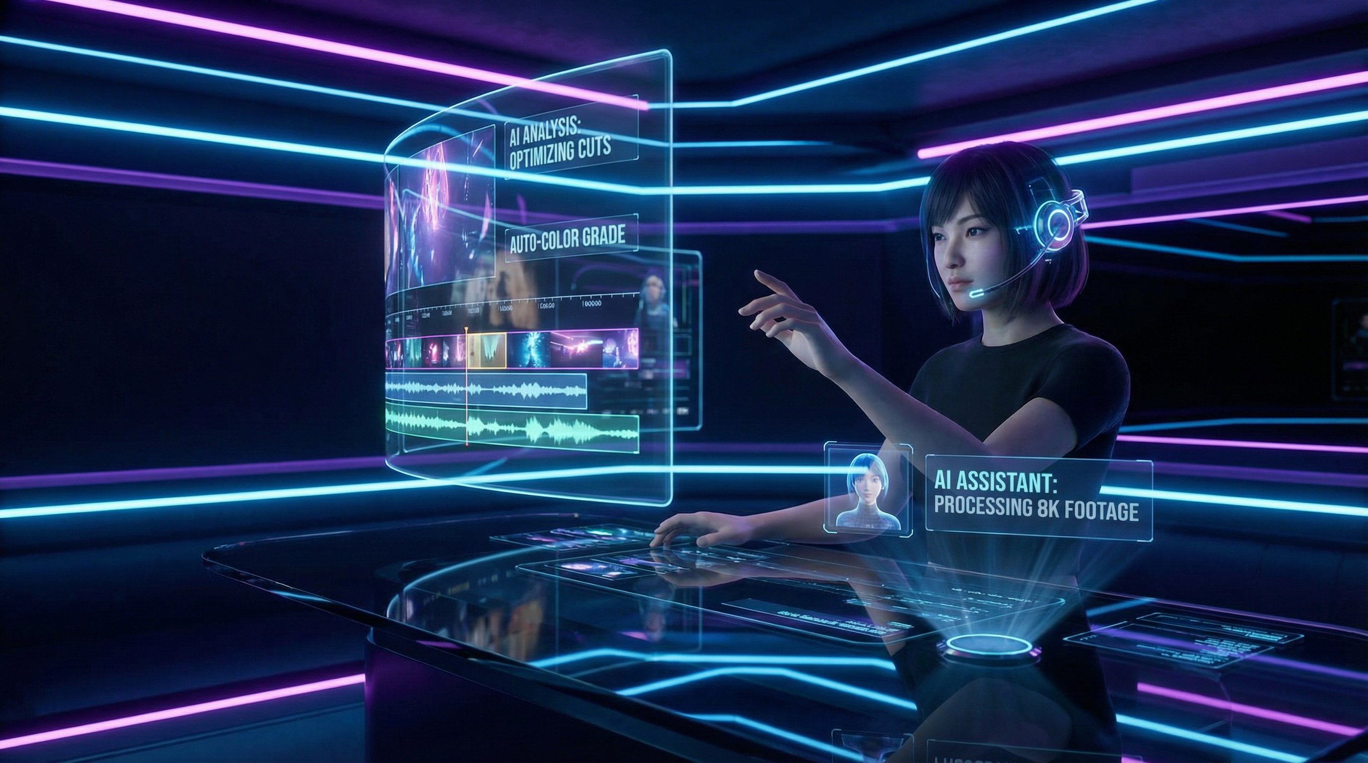 公共场合AI视频工作室