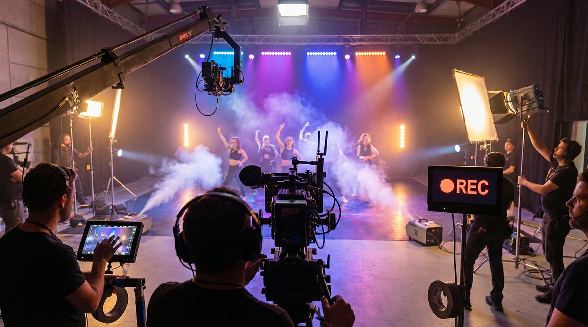 国产主播幕后花絮MV拍摄视频教程